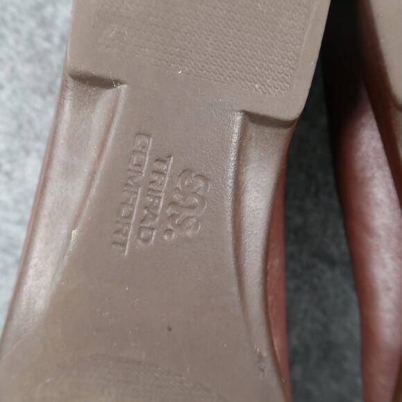 SAS Shoes Womens 9 W Loafer Moccasins Slip On Tripad Comfort Leather Brown Moc - Picture 13 of 13